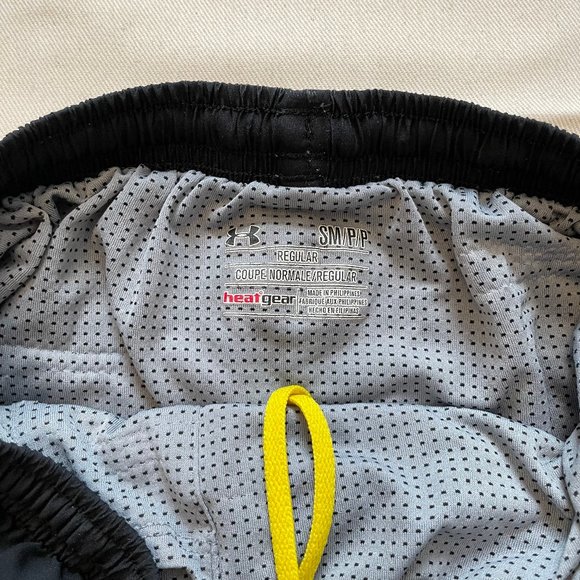 Mens Under Armour Athletic Shorts - Black - Size Regular - Picture 2 of 2